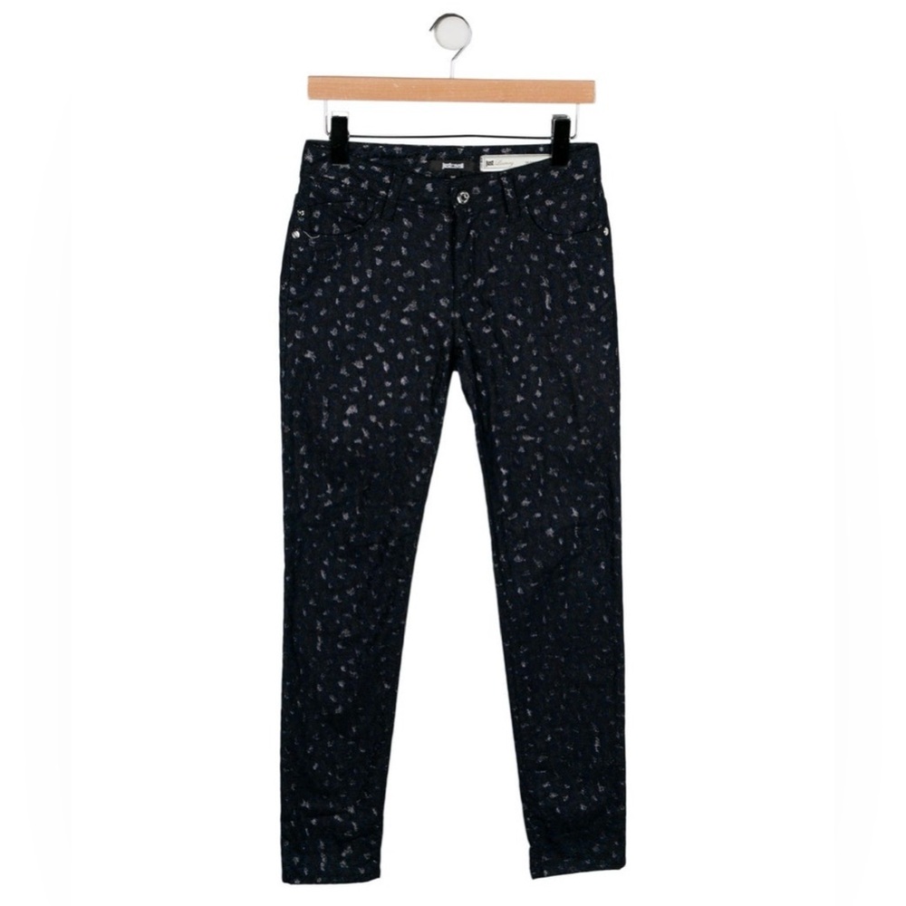 Dark blue  Patterned Jeans